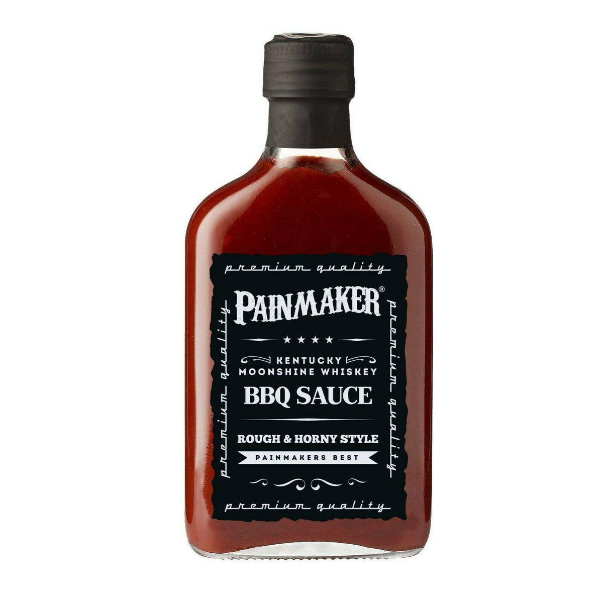 Kentucky Moonshine Whiskey BBQ Sauce 195ml Painmaker 